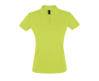 Polos sérigraphiés pour femmes en coton 180 g/m² SOL'S Perfect Women couleur vert clair