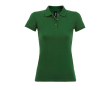 Polos sérigraphiés pour femmes en coton 180 g/m² SOL'S Perfect Women couleur vert foncé