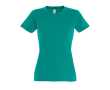 T-shirt pour femmes 100% coton 190 g/m² SOL'S Imperial couleur vert émeraude