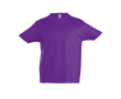 T-shirt pour enfants avec logo 100% coton 190 g/m² SOL'S Imperial couleur mauve