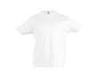 T-shirt pour enfants avec logo 100% coton 190 g/m² SOL'S Imperial couleur ivoire