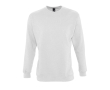 Sweat sérigraphié en coton et polyester 280 g/m² SOL'S New Supreme couleur gris clair chiné