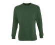 Sweat sérigraphié en coton et polyester 280 g/m² SOL'S New Supreme couleur vert foncé