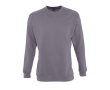 Sweat sérigraphié en coton et polyester 280 g/m² SOL'S New Supreme couleur gris taupe
