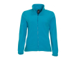 Polaires personnalisés pour femmes en polyester 300 g/m² SOL'S North couleur cyan