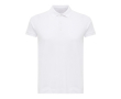 Polo femme coupe décontractée en coton piqué recyclé 220 g/m2 Iqoniq couleur blanc cassé