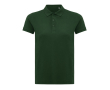 Polo femme coupe décontractée en coton piqué recyclé 220 g/m2 Iqoniq couleur vert forêt