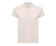 Polo femme coupe décontractée en coton piqué recyclé 220 g/m2 Iqoniq couleur rose clair