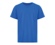 T-shirt enfant coton recyclé, casual fit, 160 g/m², Iqoniq couleur bleu roi