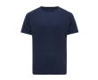 T-shirt sport polyester recyclé, casual fit 150 g/m² Iqoniq couleur bleu marine