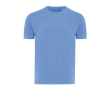 T-shirt unisexe en coton recyclé, slim fit, 160 g/m², Iqoniq couleur bleu délavé