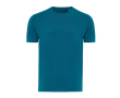 T-shirt unisexe en coton recyclé, slim fit, 160 g/m², Iqoniq couleur bleu gris