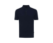 polo publicitaire en coton recyclé 220 g/m2 Iqoniq Yosemite couleur bleu marine