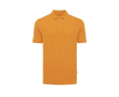 polo publicitaire en coton recyclé 220 g/m2 Iqoniq Yosemite couleur orange