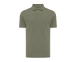 polo publicitaire en coton recyclé 220 g/m2 Iqoniq Yosemite couleur vert militaire