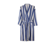 Peignoir en coton recyclé style hammam 200 g/m2, taille S/M couleur bleu