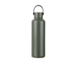 Gourde isotherme en acier inoxydable recyclé avec anse 600 ml couleur vert