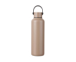 Gourde isotherme en acier inoxydable recyclé avec anse 600 ml couleur ivoire