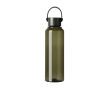 Bouteille RPET minimaliste avec couvercle en acier et anse 550 ml couleur vert