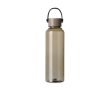 Bouteille RPET minimaliste avec couvercle en acier et anse 550 ml couleur ivoire