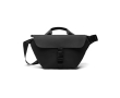 Sac bandoulière urbain en matériau recyclé avec sangle ajustable couleur noir