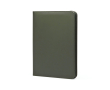 Porte-documents A4 éco avec porte-stylo et poches, pages lignées couleur vert