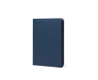 Porte-documents A4 éco avec porte-stylo et poches, pages lignées couleur bleu marine