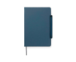Carnet rechargeable A5 avec support pour téléphone, pages lignées couleur bleu marine