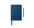 Set carnet et stylo avec coffret cadeau A5, pages lignées couleur bleu marine