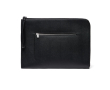 Housse recyclée pour ordinateur 14\" au design sophistiqué avec poche couleur noir