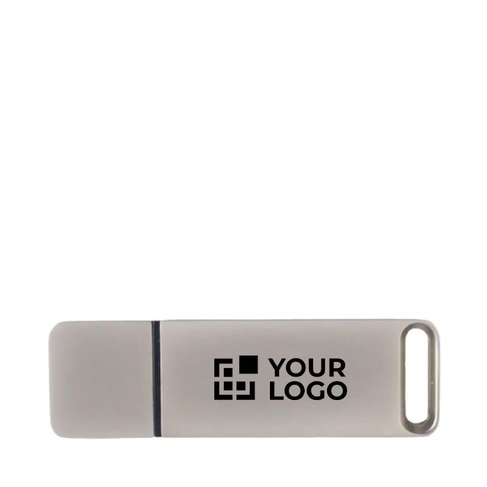 Clé USB impression intégrale en métal avec capuchon Europe