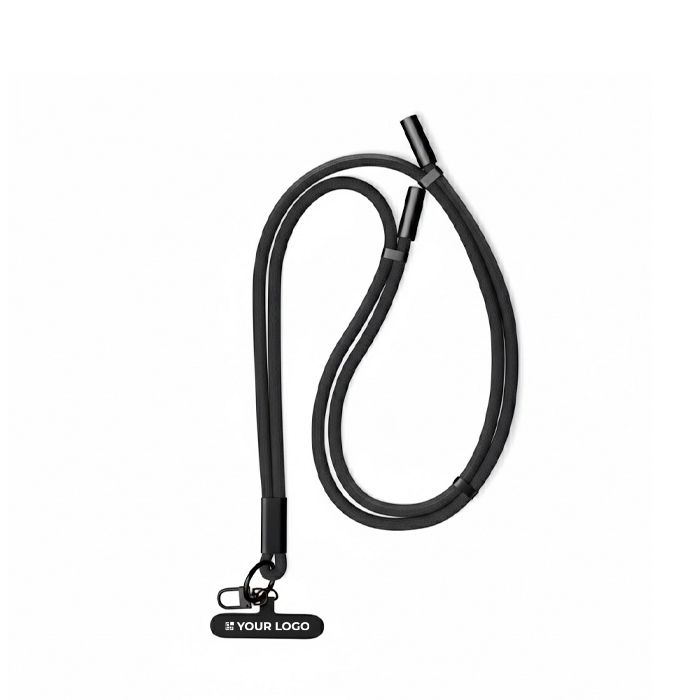 Tour de cou impression intégrale pour téléphone avec chargeur Type C
