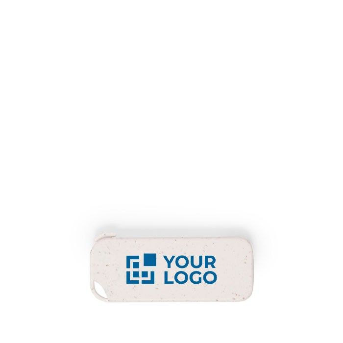 USB écologique impression intégrale en paille de blé et rectangulaire