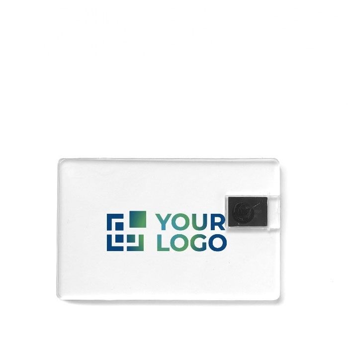 Carte USB impression intégrale transparente recto-verso