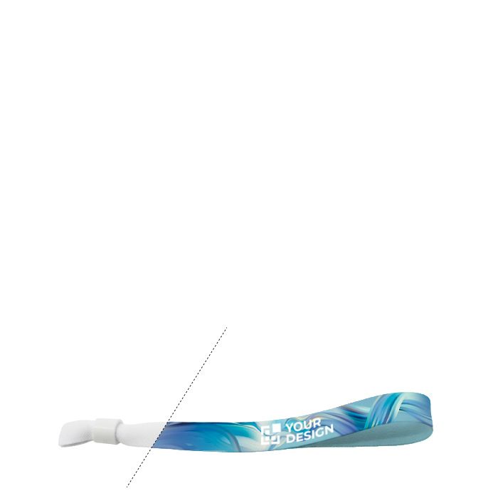 Bracelet en tissu polyester pour sublimation sur mesure fabriqué en UE