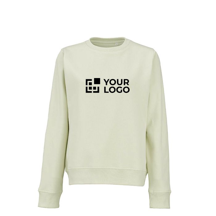 Sweat-shirt femme en coton biologique col rond 300 g/m² Waikiki