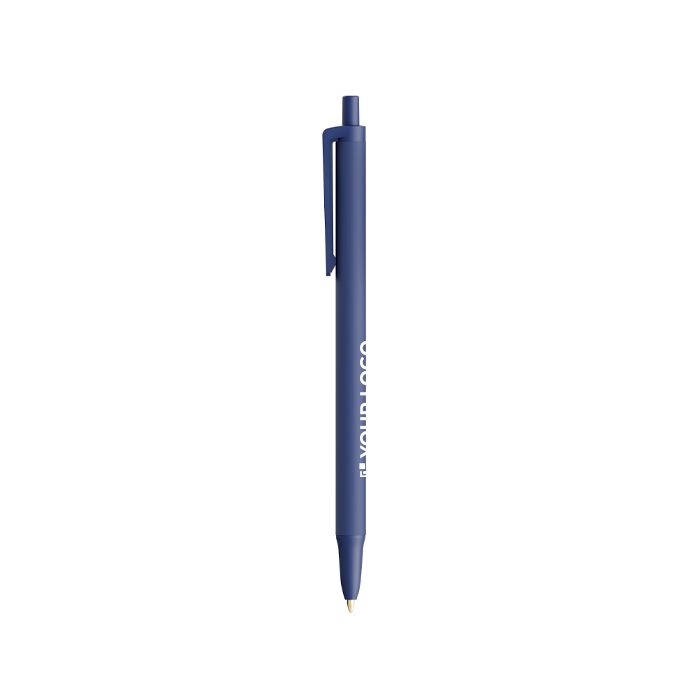 Stylo à bille avec corps en caoutchouc Softfeel®, encre bleue BIC®