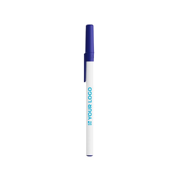 Stylo à bille en plastique avec capuchon, encre noire Round Stic BIC®