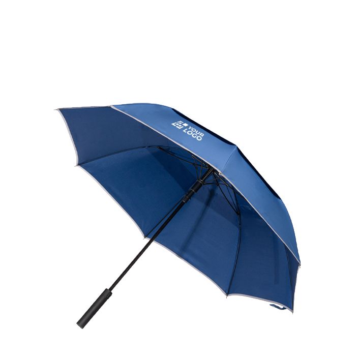 Parapluie automatique, bande réfléchissante et anti-retournement
