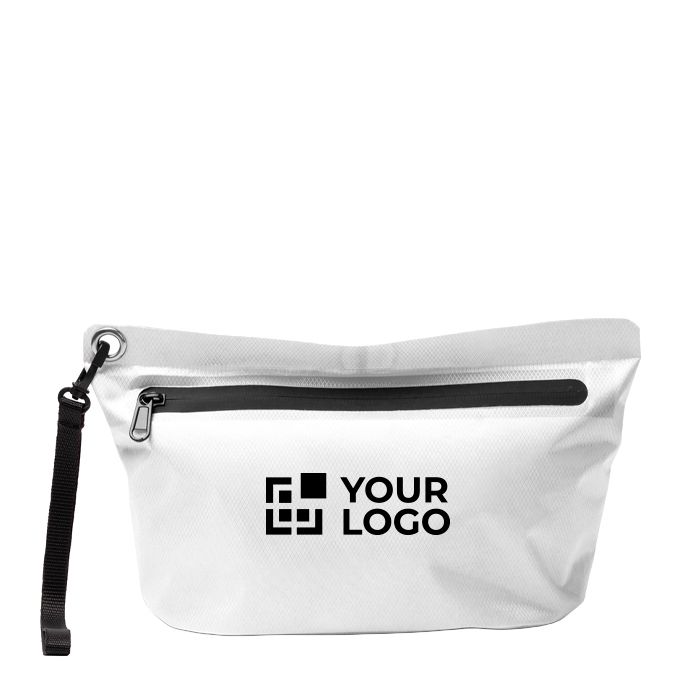 Trousse étanche avec fermeture éclair imperméable et dragonne amovible