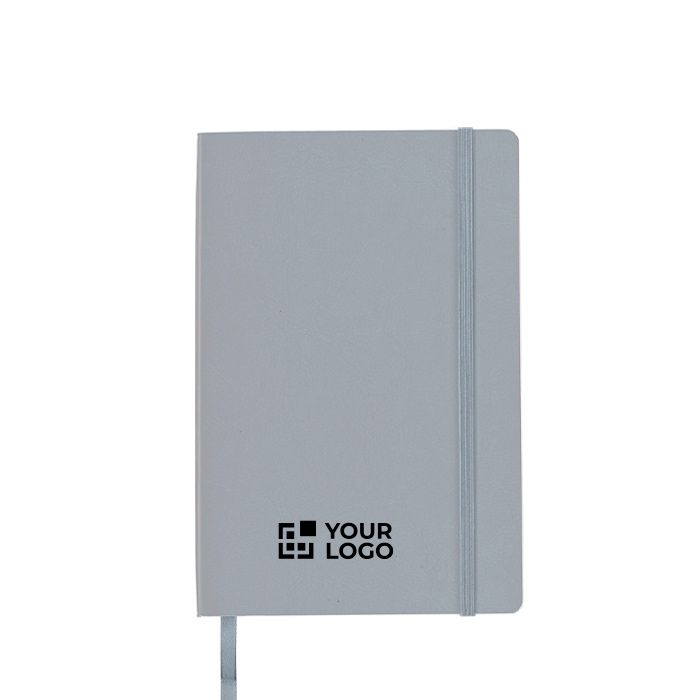 Carnet A5 en PU recyclé avec fermeture élastique et pages lignées