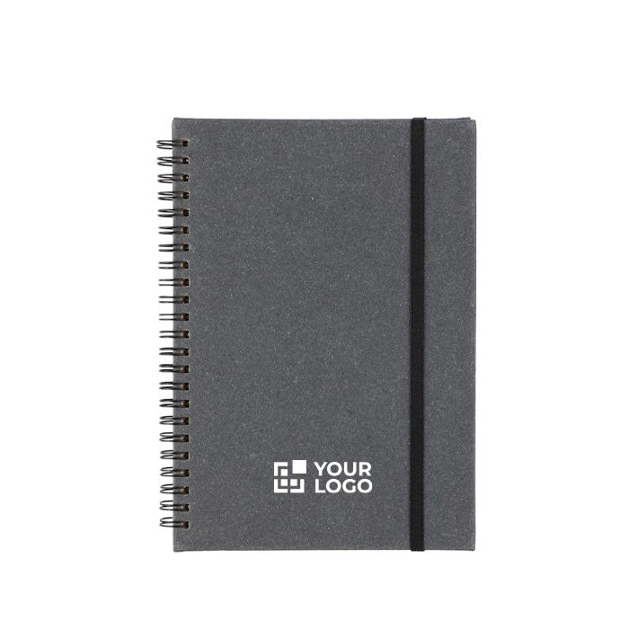 Carnet A5 en cuir synthétique recyclé avec pages lignées
