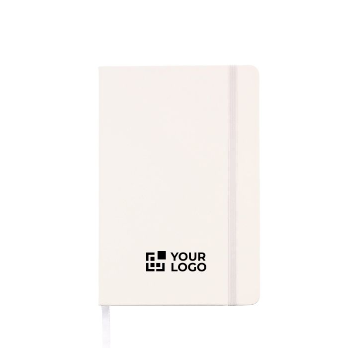 Carnet A5 en similicuir avec fermeture élastique, pages quadrillées