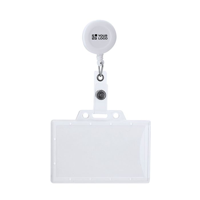 Tour de cou extensible avec porte-badge rigide et corde de 70cm
