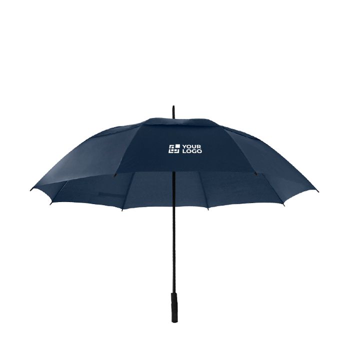 Parapluie de golf avec housse et baleines en fibre de verre Ø 130 cm