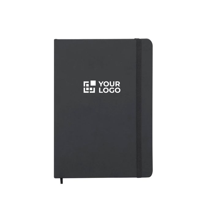 Carnet A5 à couverture rigide en similicuir avec pages à points