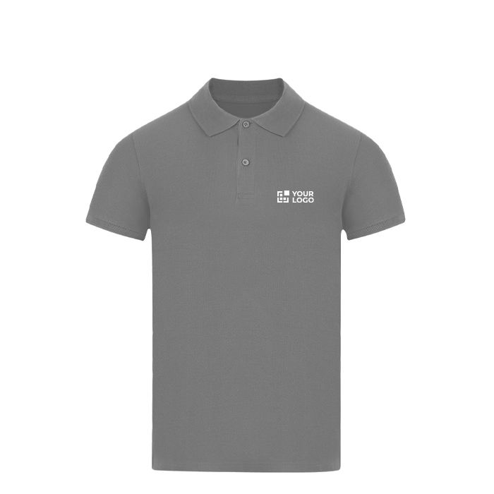 Polo enfant manches courtes en coton piqué, col côtelé 180 g/m²