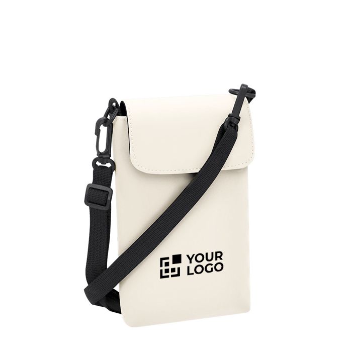 Sac bandoulière en similicuir avec fermeture velcro et sangle réglable