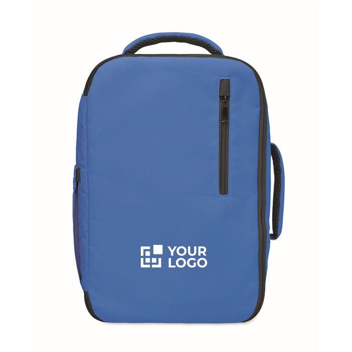 Sac à dos cabine en polyester RPET avec sangle pour trolley 15''
