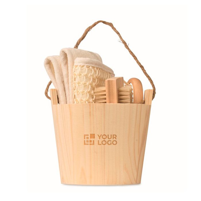 Coffret de bain avec accessoires de soin du corps